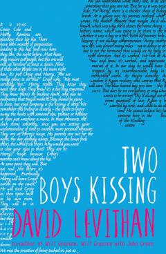 David Levithan Two Boys Kissing