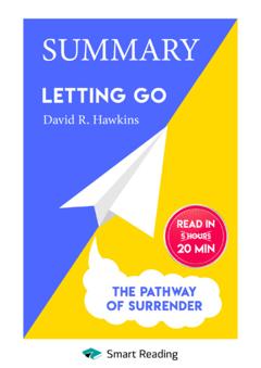 Smart Reading Summary: Letting go. The Pathway of Surrender. David Hawkins