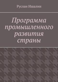 Обложка книги «Программа промышленного развития страны» — Руслан Ишалин
