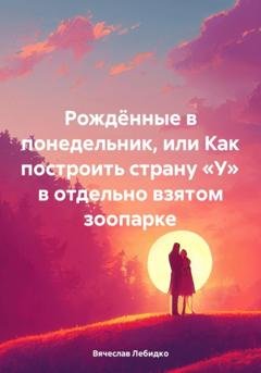 Обложка книги «Рождённые в понедельник, или Как построить страну «У» в отдельно взятом зоопарке» — Вячеслав Александрович Лебидко