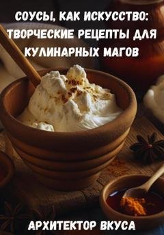 Обложка книги «Соусы, как искусство: творческие рецепты для кулинарных магов» — Архитектор Вкуса