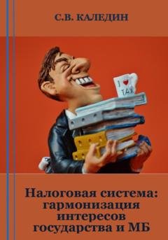 Обложка книги «Налоговая система: гармонизация интересов государства и МБ» — Сергей Каледин