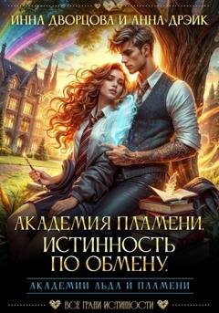 Обложка книги «Академия Пламени. Истинность по обмену» — Инна Дворцова