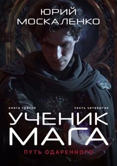 Обложка книги «Путь одарённого. Ученик мага. Книга третья. Часть четвёртая» — Юрий Москаленко