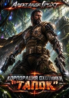Обложка книги «Корпорация Охотники II. Тапок» — Александр Грохт