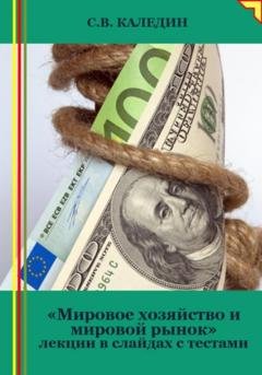 Обложка книги «Мировое хозяйство и мировой рынок. Лекции в слайдах с тестами» — Сергей Каледин