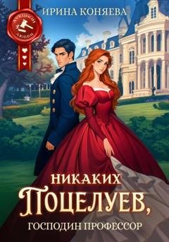 Обложка книги «Никаких поцелуев, господин профессор!» — Ирина Коняева
