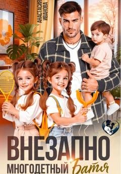 Обложка книги «Внезапно многодетный батя» — Анастасия Иванова