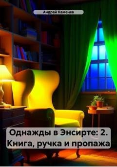 Обложка книги «Однажды в Энсирте: 2. Книга, ручка и пропажа» — Андрей Каменев