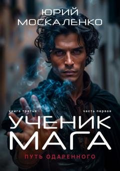 Обложка книги «Путь одарённого. Ученик мага. Книга третья. Часть первая» — Юрий Москаленко