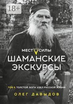 Обложка книги «Места силы. Шаманские экскурсы. Том 5. Толстой. Боги. Узел русской жизни» — Олег Давыдов