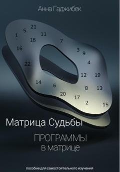 Обложка книги «Матрица Судьбы. Программы в матрице» — Анна Гаджибек