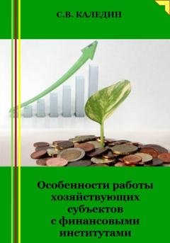 Обложка книги «Особенности работы хозяйствующих субъектов с финансовыми институтами» — Сергей Каледин