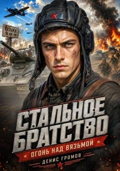 Обложка книги «Стальное братство. Огонь над Вязьмой.» — Денис Громов