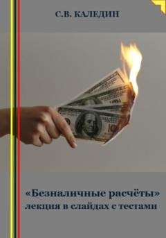 Обложка книги ««Безналичные расчёты» лекция в слайдах с тестами» — Сергей Каледин