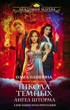 Обложка книги «Школа темных. Ангел шторма» — Ольга Пашнина