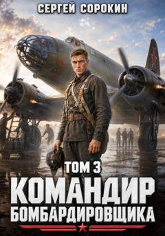 Обложка книги «Командир бомбардировщика - 3» — Сергей Сорокин
