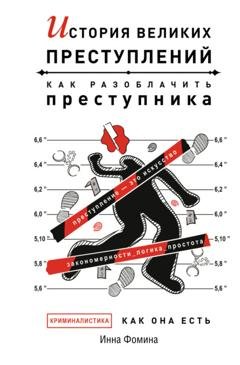 Обложка книги «История великих преступлений. Как разоблачить преступника» — Инна Фомина