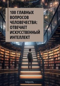 Обложка книги «100 главных вопросов человечества: отвечает искусственный интеллект» — Нейросеть