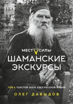 Обложка книги «Места силы. Шаманские экскурсы. Том 5. Толстой. Боги. Узел русской жизни» — Олег Давыдов