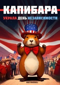 Обложка книги «Капибара украла День Независимости» — Max Marshall