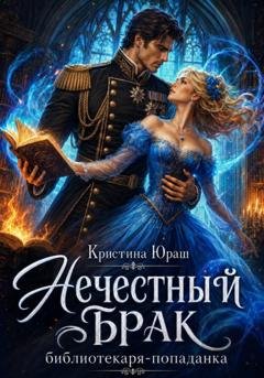 Обложка книги «Нечестный брак библиотекаря-попаднки» — Кристина Юраш