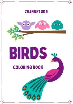 Обложка книги «Birds. Coloring Book» — Skr Zhannet