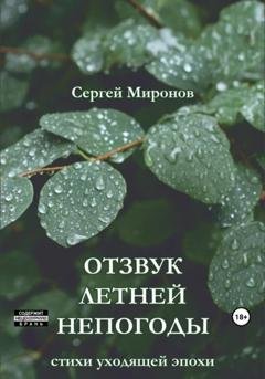 Обложка книги «Отзвук летней непогоды» — Сергей Юрьевич Миронов