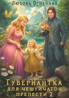 Обложка книги «Гувернантка для чешуйчатой прелести 2. Переполох в королевском дворце» — Дора Коуст (Любовь Огненная)