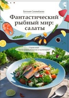 Обложка книги «Фантастический рыбный мир: салаты. Серия книг «Боги нутрициологии и кулинарии»» — Евгения Сихимбаева