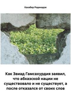 Обложка книги «Как Звиад Гамсахурдия заявил, что абхазской нации не существовало и не существует, а после отказался от своих слов» — Кахабер Отарович Родинадзе