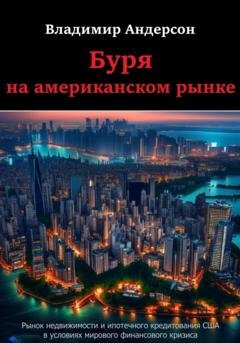 Обложка книги «Буря на американском рынке» — Владимир Андерсон