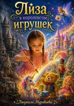 Обложка книги «Лиза в королевстве игрушек» — Людмила Муравьёва