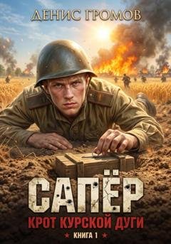 Обложка книги «Сапер. Крот Курской дуги» — Денис Громов