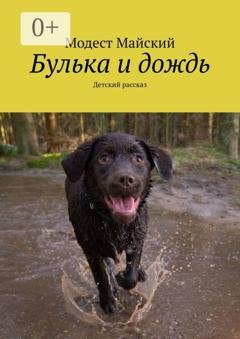Обложка книги «Булька и дождь. Детский рассказ» — Модест Майский