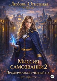 Обложка книги «Миссия самозванки 2: продержаться учебный год» — Дора Коуст (Любовь Огненная)