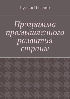 Обложка книги «Программа промышленного развития страны» — Руслан Ишалин