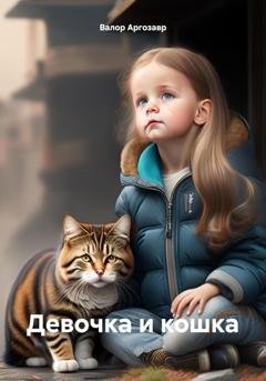 Обложка книги «Девочка и кошка» — Валор Аргозавр