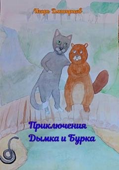 Обложка книги «Приключения Дымка и Бурка» — Игорь Дмитриев