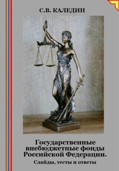 Обложка книги «Государственные внебюджетные фонды Российской Федерации. Слайды, тесты и ответы» — Сергей Каледин