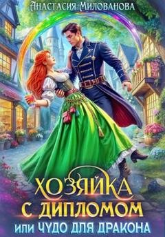 Обложка книги «Хозяйка с дипломом, или Чудо для дракона» — Анастасия Милованова