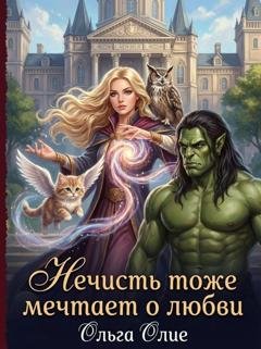 Обложка книги «Нечисть тоже мечтает о любви» — Ольга Олие