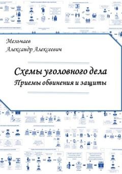 Обложка книги «Схемы уголовного дела. Приёмы обвинения и защиты» — Александр Мельчаев
