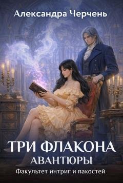 Обложка книги «Факультет интриг и пакостей. Книга первая. Три флакона авантюры» — Александра Черчень