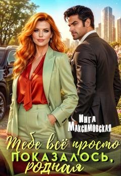 Обложка книги «Тебе все просто показалось, родная!» — Инга Максимовская