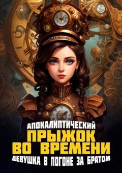 Обложка книги «Апокалиптический прыжок во времени: Девушка в погоне за братом» — Max Marshall