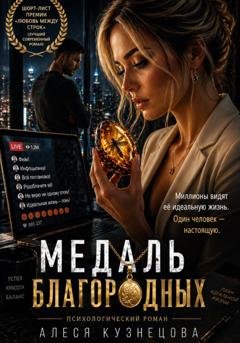 Обложка книги «Медаль благородных» — Алеся Кузнецова