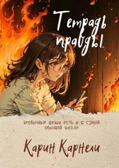 Обложка книги «Тетрадь правды. Необычные вещи есть и в самой обычной школе» — Карин Карнели