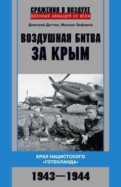 Обложка книги «Воздушная битва за Крым. Крах нацистского «Готенланда». 1943—1944» — Михаил Зефиров