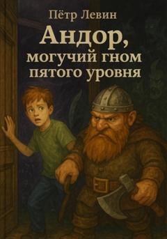 Обложка книги «Андор, могучий гном пятого уровня» — Пётр Левин